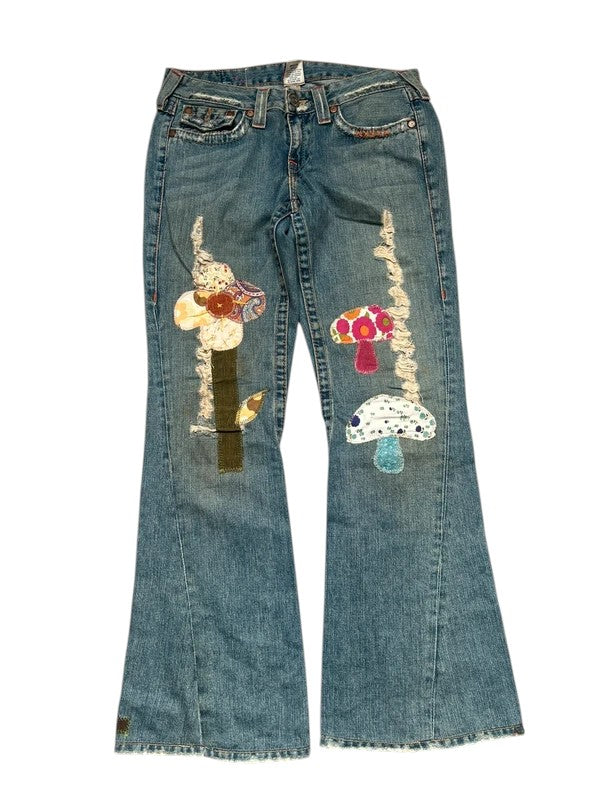 True Religion flared Jeans blau Größe 29