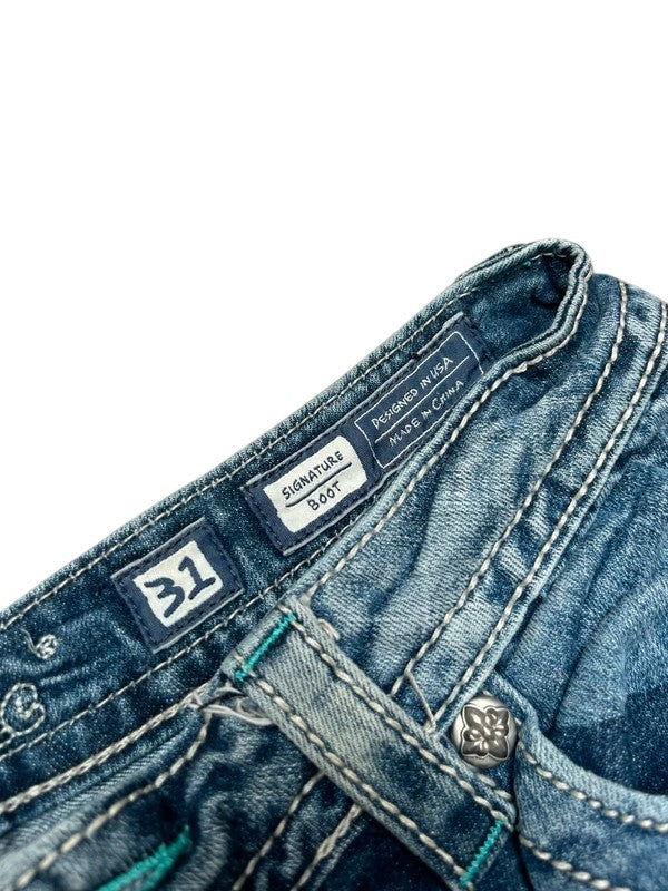 Miss Me flared jeans, blue, size 31