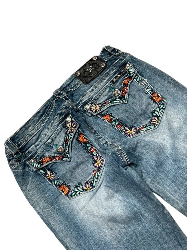 Miss Me flared jeans, blue, size 31