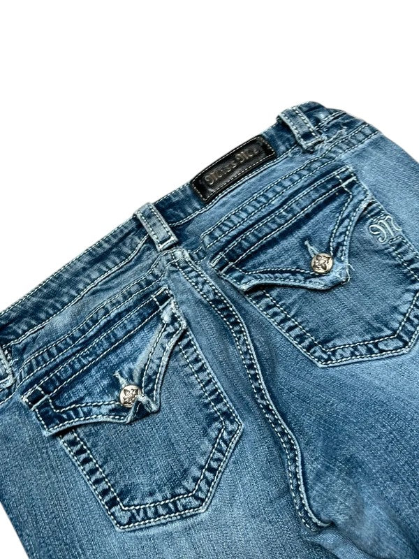 Miss Me flared Jeans blau Größe 32