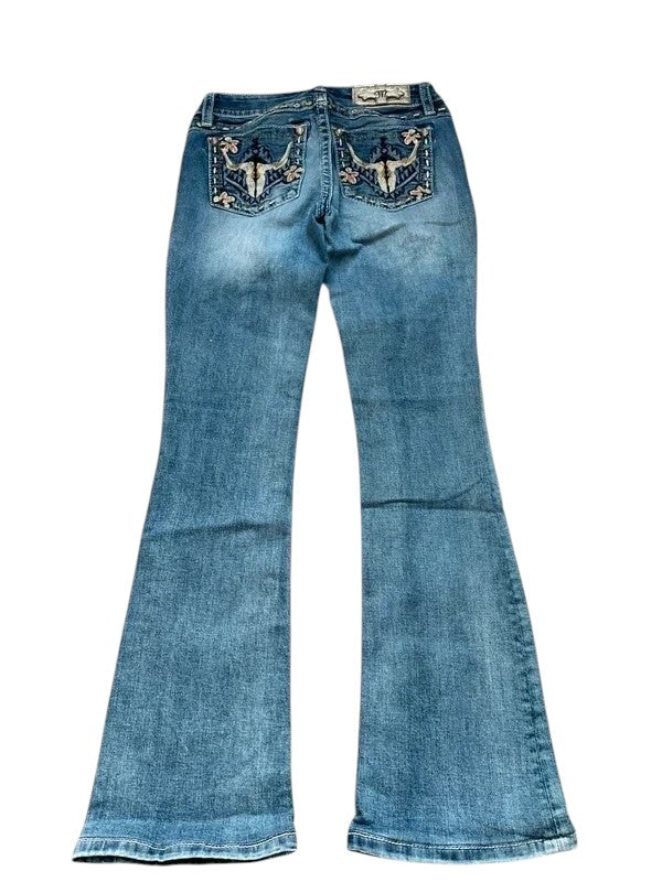 Miss Me Jeans flared blau Größe 26