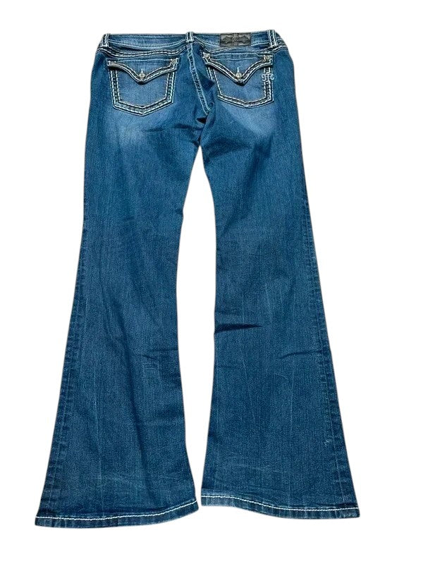 Miss Me Jeans flared blau Größe 34