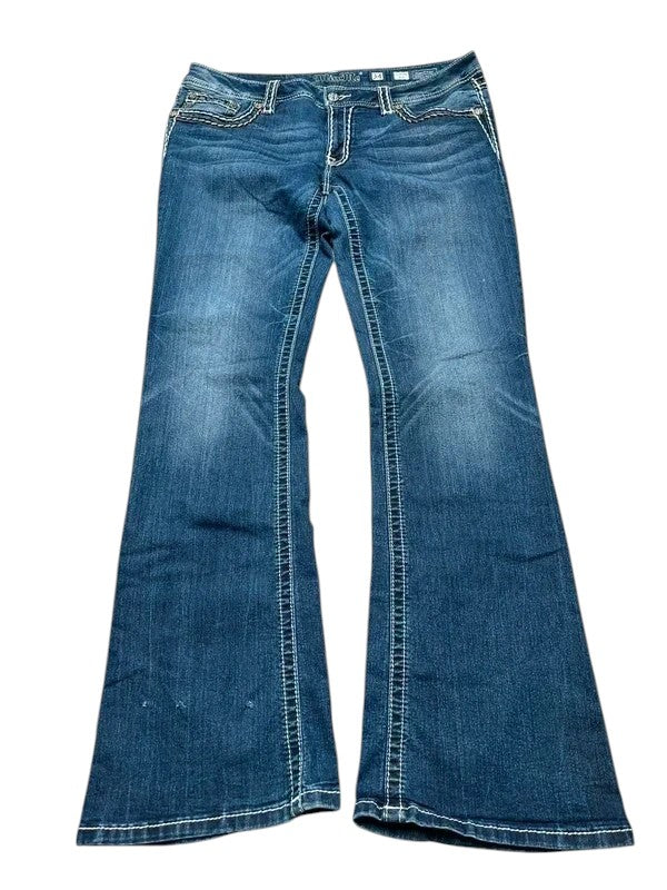 Miss Me Jeans flared blau Größe 34