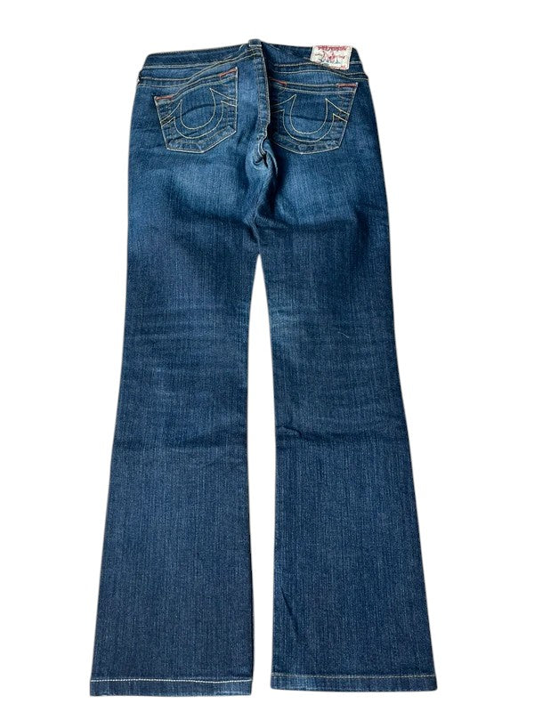 True Religion Jeans flared blau Größe 28