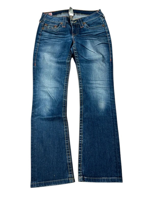 True Religion Jeans flared blau Größe 28