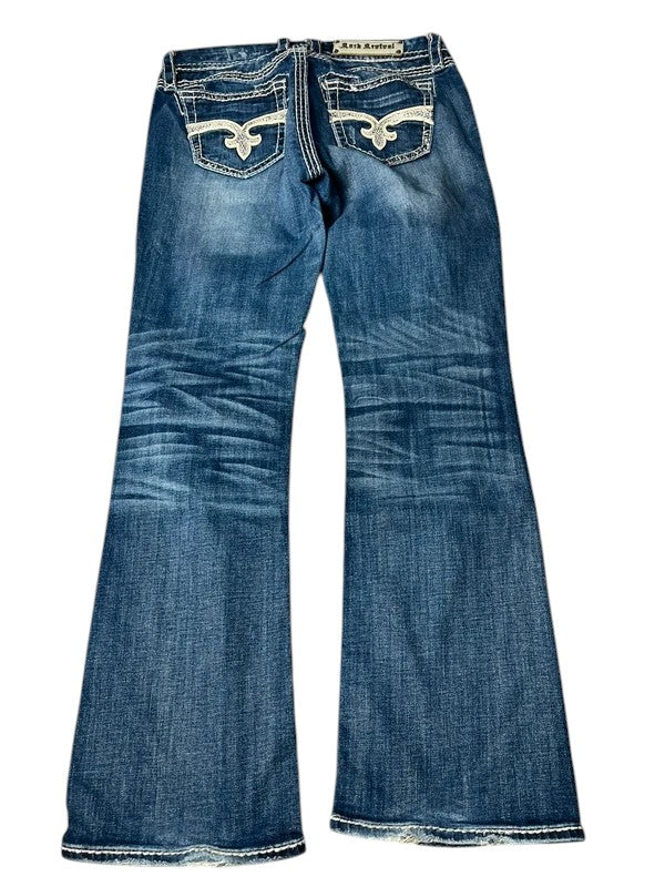 Rock Revival Jeans flared blau Größe 29