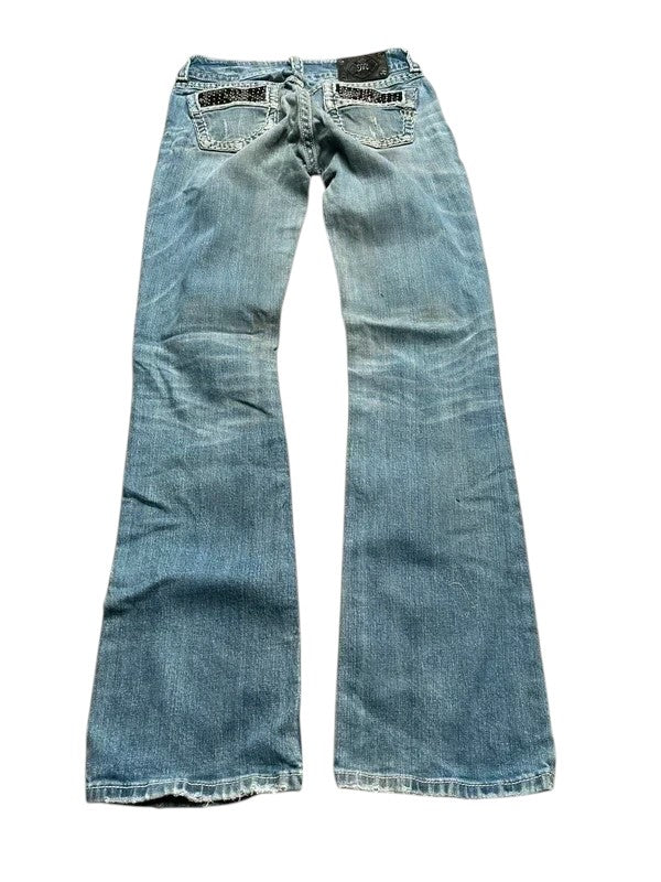 Miss Me Jeans flared blau Größe 28