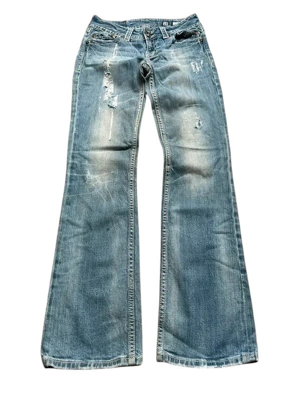 Miss Me Jeans flared blau Größe 28