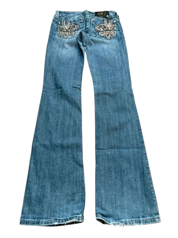 Miss Me flared Jeans blau Größe 27