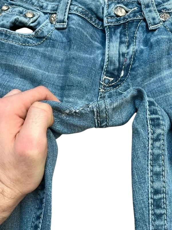 Miss Me flared Jeans blau Größe 27