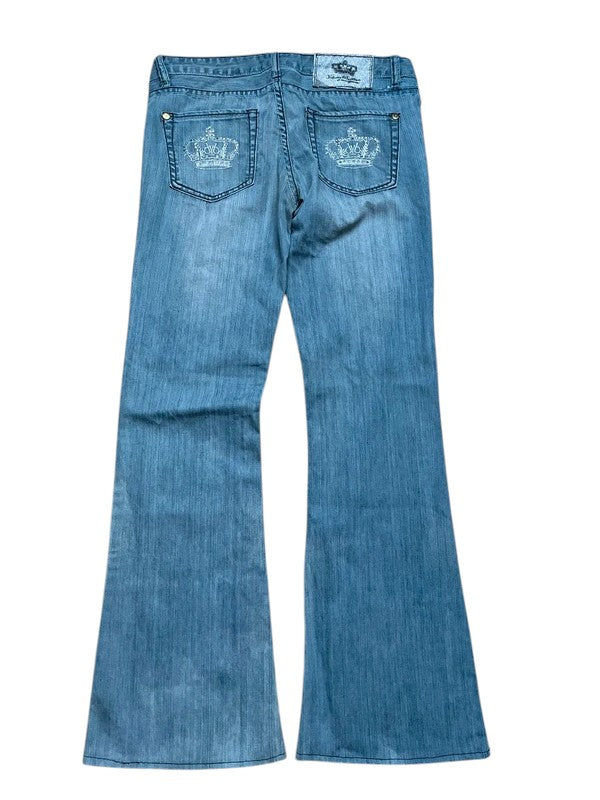Victoria Beckham Jeans flared blau Größe 30