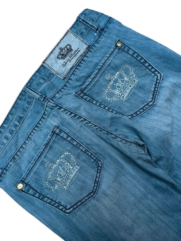 Victoria Beckham Jeans flared blau Größe 30