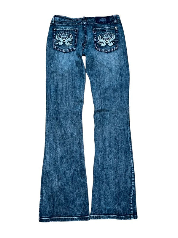 Victoria Beckham Jeans flared blau Größe S
