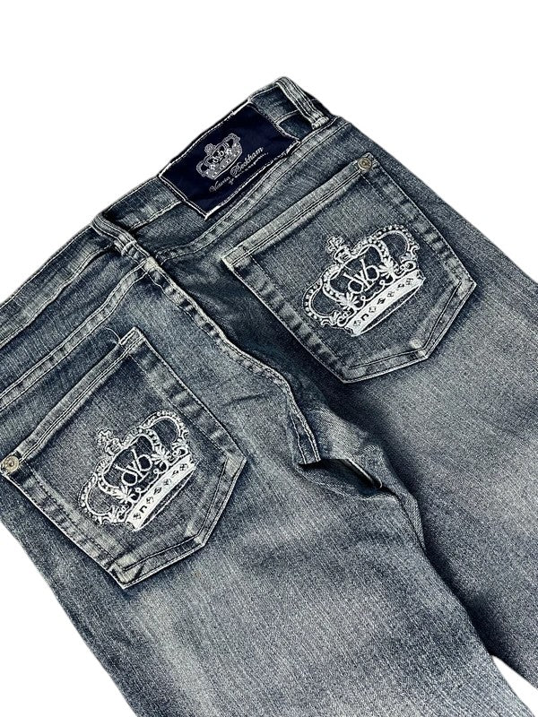 Victoria Beckham Jeans flared blau Größe 27