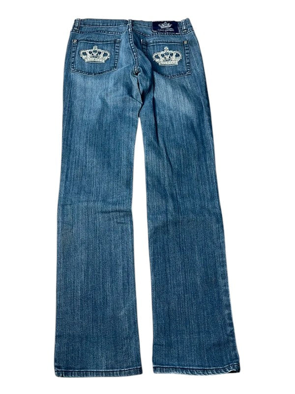 Victoria Beckham Jeans Straight blau Größe S