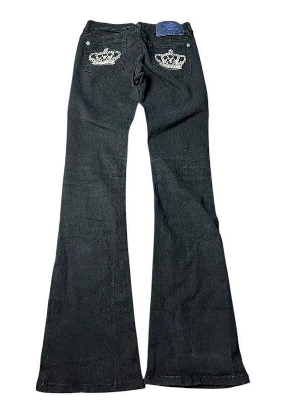 Victoria Beckham Jeans flared schwarz Größe XXS