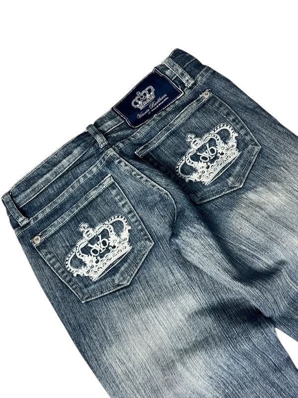 Victoria Beckham Jeans flared blau Größe XS