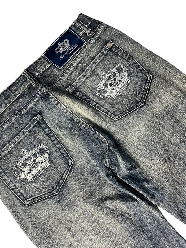 Victoria Beckham Jeans flared blau Größe S