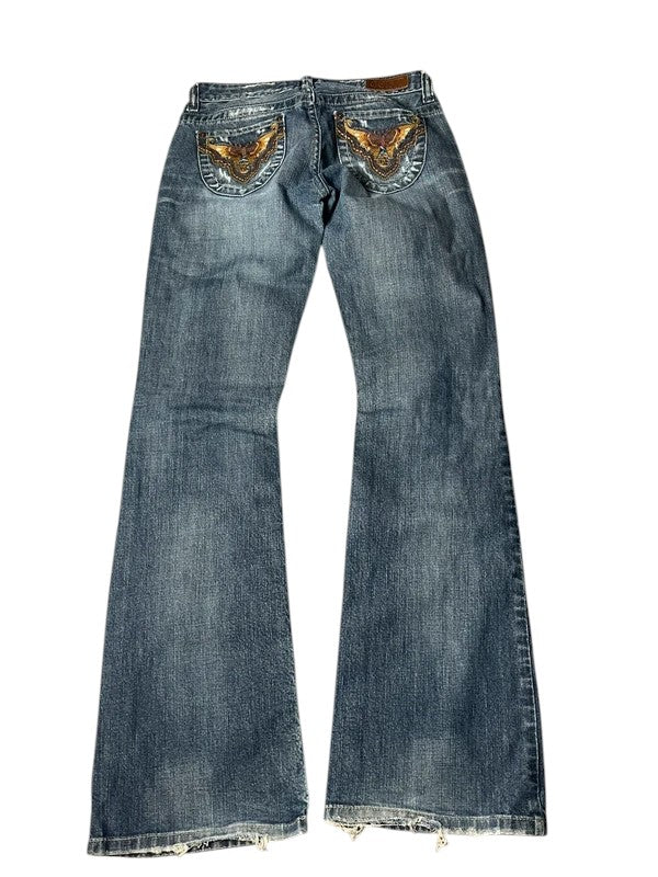Guess Y2K flared Jeans blau Größe S