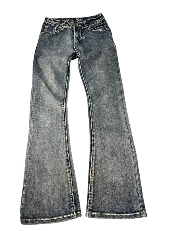 Rodeo Girl Y2K flared Jeans blau Größe XXXS