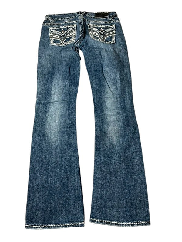 Vigoss Y2K flared Jeans blau Größe M
