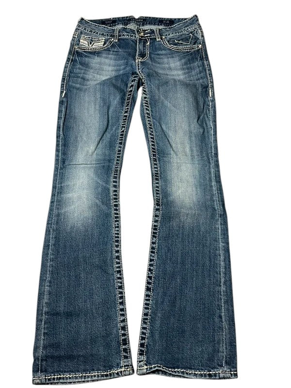 Vigoss Y2K flared Jeans blau Größe M