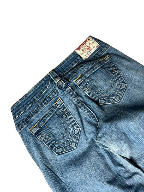 True Religion Jeans flared blau Größe 27