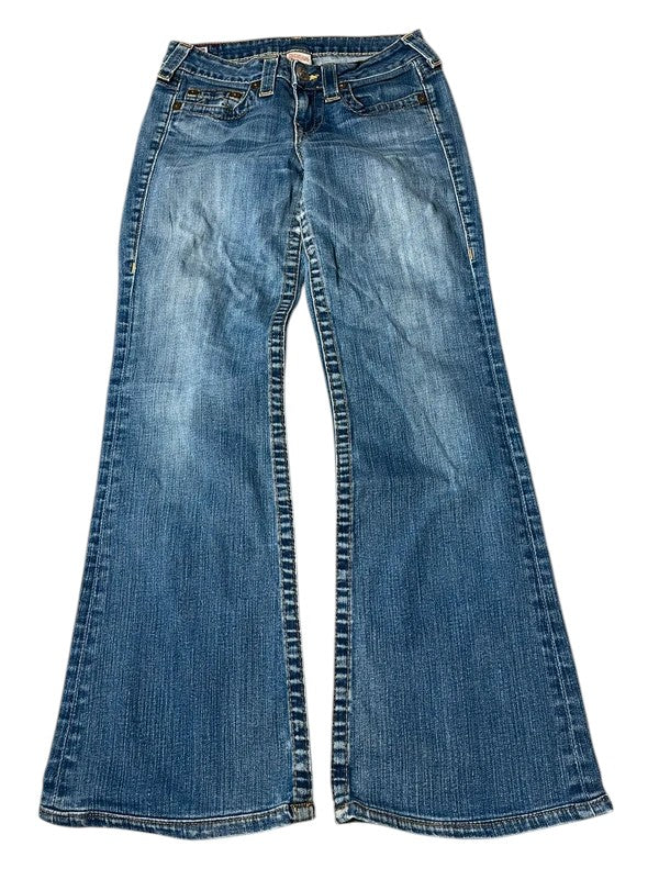 True Religion Jeans flared blau Größe 27
