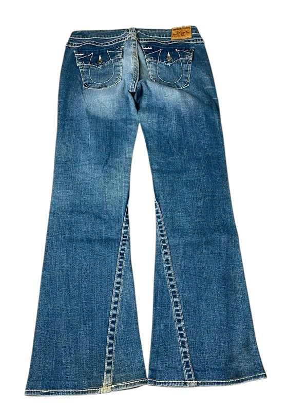 True Religion flared Jeans blau Größe 32