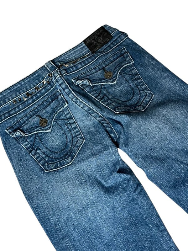True Religion flared Jeans blau Größe 29