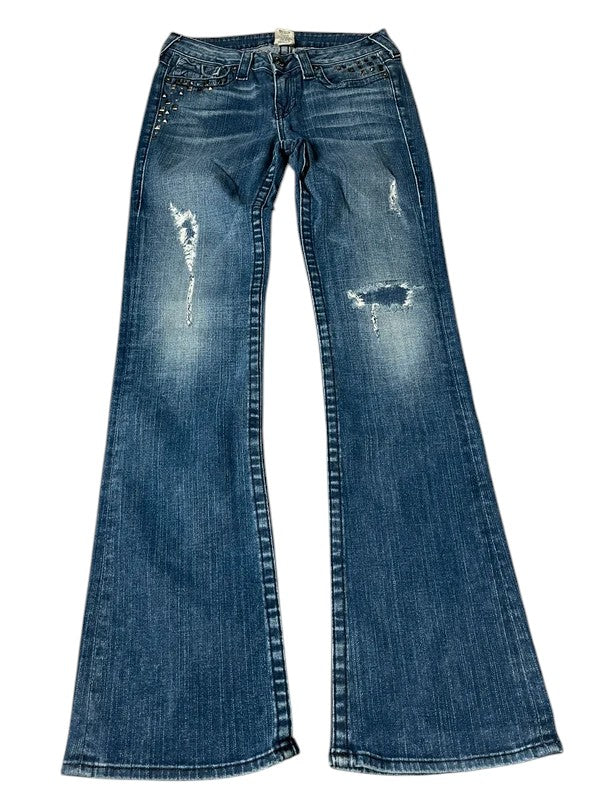 True Religion flared Jeans blau Größe 29