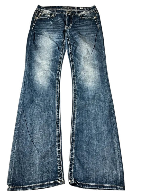 Miss Me flared Jeans blau Größe 31