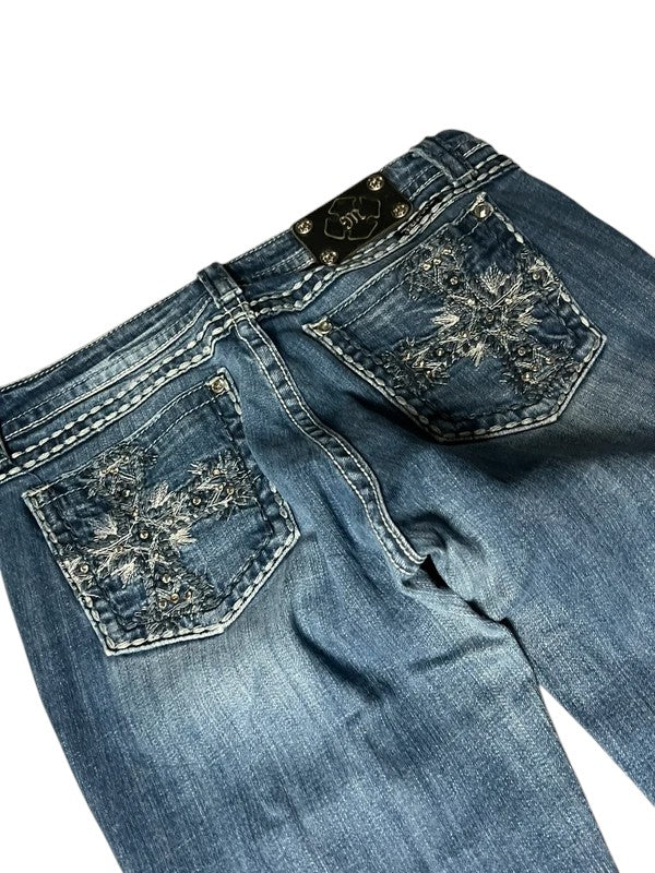 Miss Me flared Jeans blau Größe 32