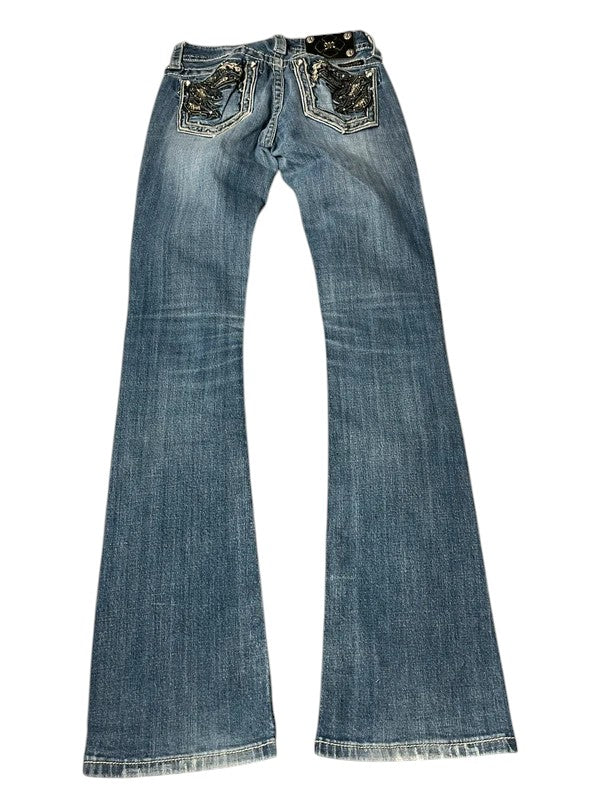 Miss Me flared Jeans blau Größe 25