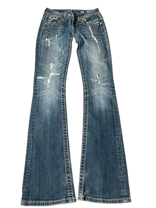 Miss Me flared Jeans blau Größe 25