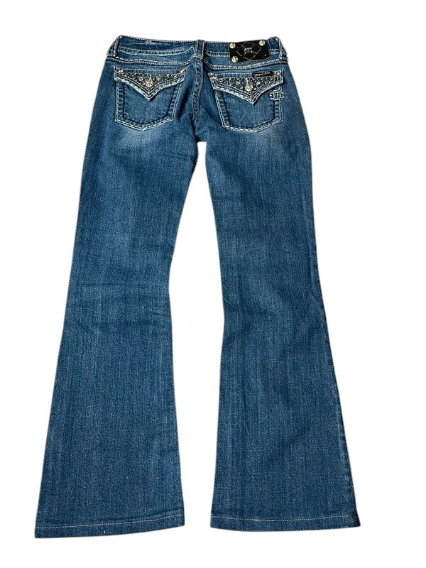 Miss Me flared Jeans blau Größe 26