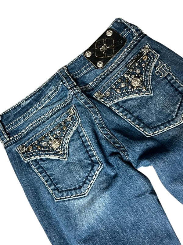 Miss Me flared Jeans blau Größe 26