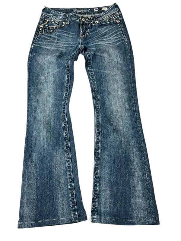 Miss Me flared Jeans blau Größe 26