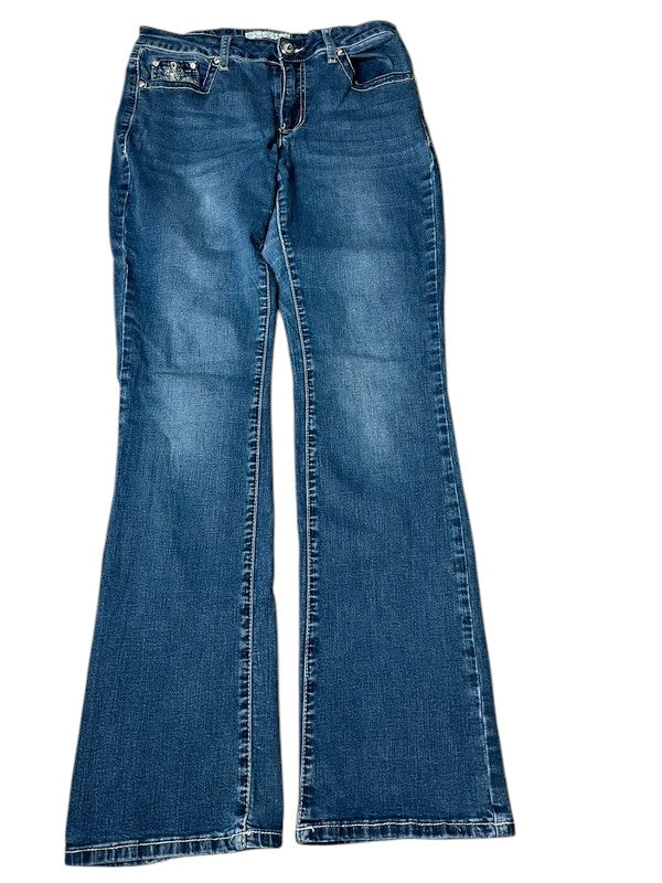 Y2K flared Jeans blau Größe S