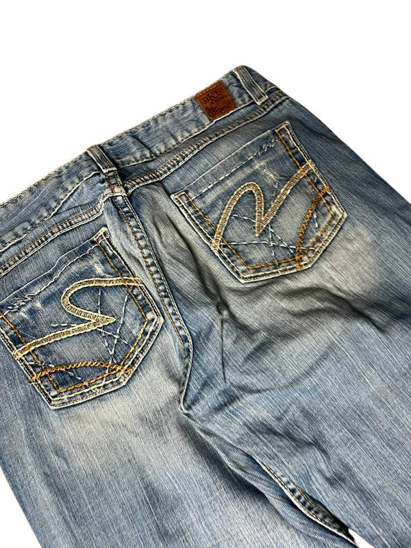 BKE Y2K flared Jeans blau Größe M