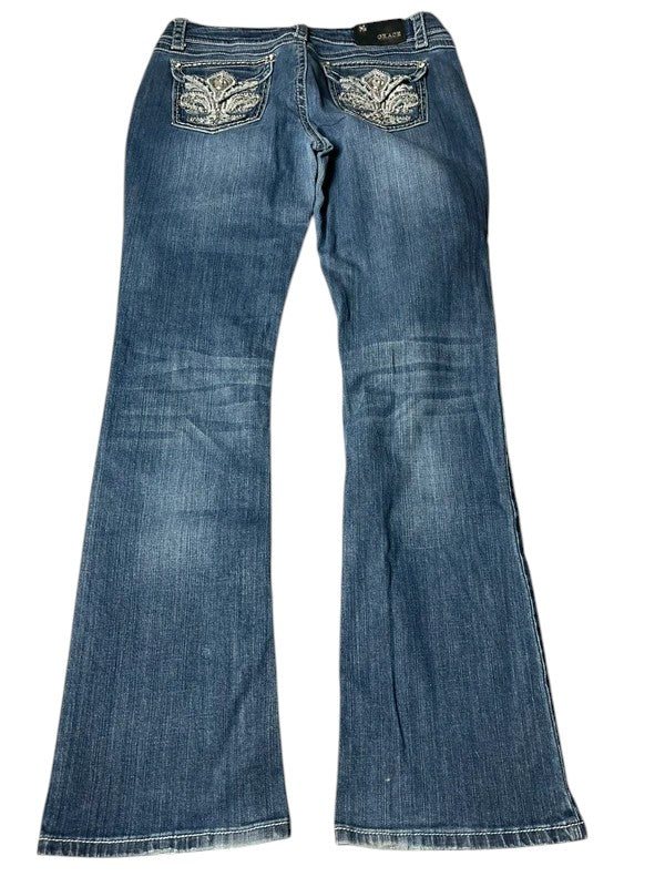 Grace Y2K flared Jeans blau Größe 30