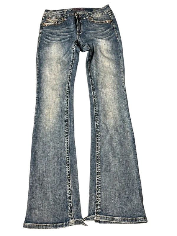 Grace Y2K flared Jeans blau Größe 28