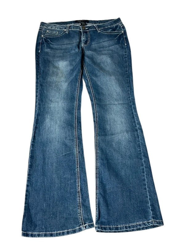 Y2K flared Jeans blau Größe XL