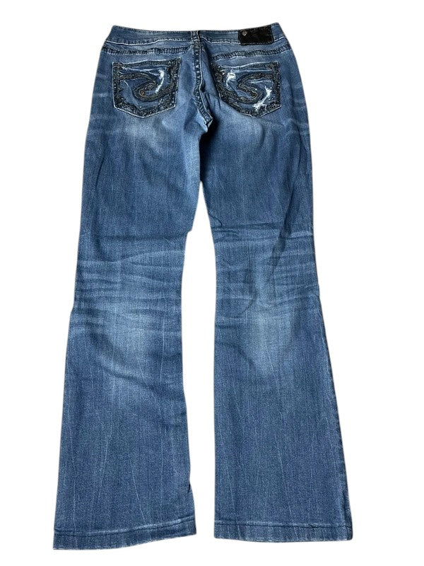 Silver Y2K flared Jeans blau Größe XS
