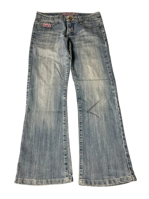 Y2K flared Jeans blau Größe S