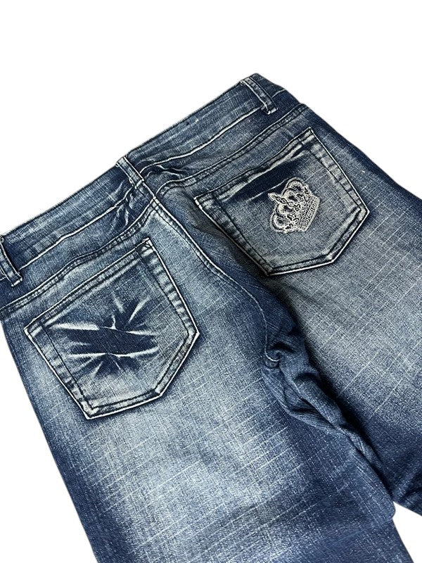 Y2K flared Jeans blau Größe XS