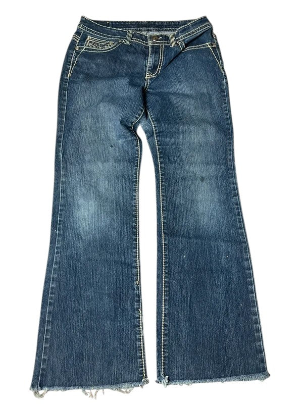 Y2K flared Jeans blau Größe S