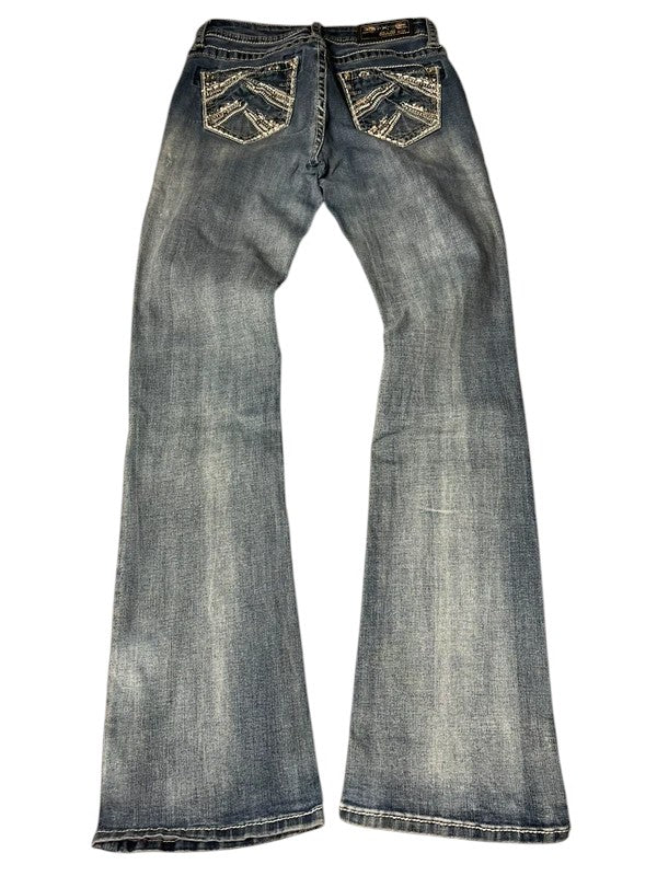 Grace Y2K flared Jeans blau Größe XXS