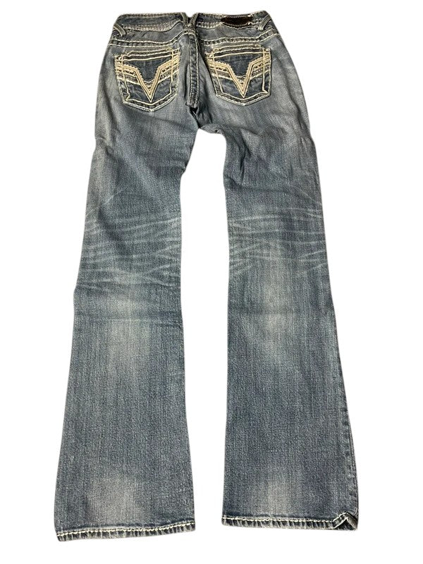 Vigoss Y2K flared Jeans blau Größe XS