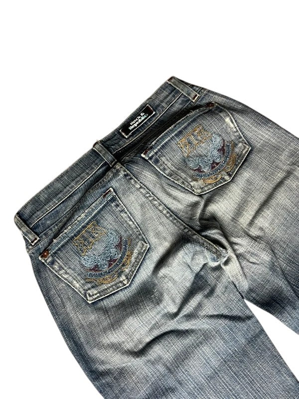 Rock & Republic Y2K flared Jeans blau Größe XS